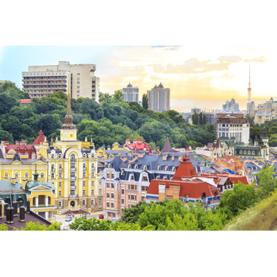 Tylersburg Kyiv Architecture - Wrapped Canvas Print