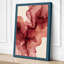 Crimson Flow Abstract - Wrapped Canvas-435394682-435394564
