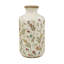 D5.3X10.5 "Vase cylindrique en céramique avec motifs floraux multicolores-1042091444
