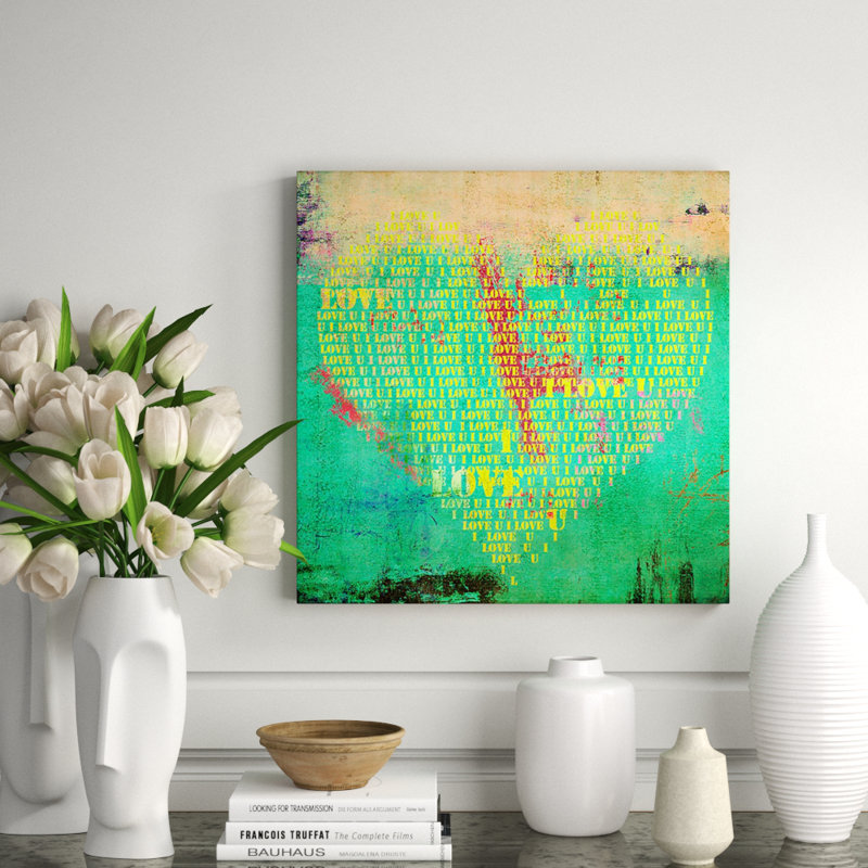 To Love You IV Print by Sofia Fox, 30" H x 30" W x 1.5" D, Plexi