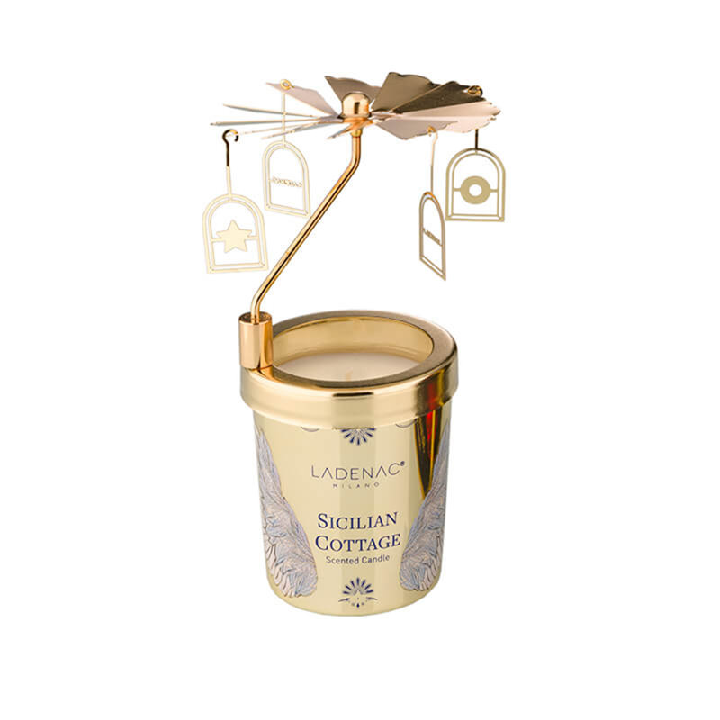 Sicilian Cottage Candle In Jar 75Gr With Corrousel