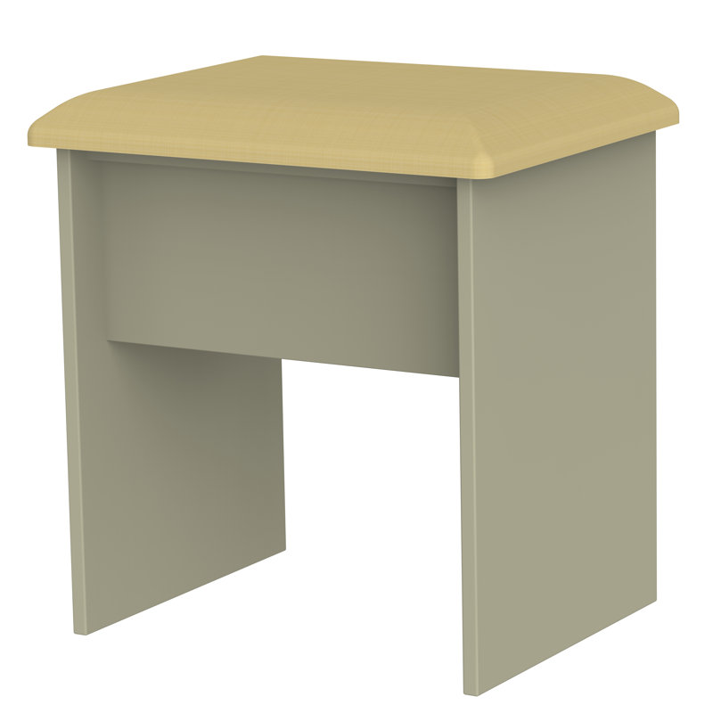 Fully Assembled Grety Dressing Table Stool, Mushroom
