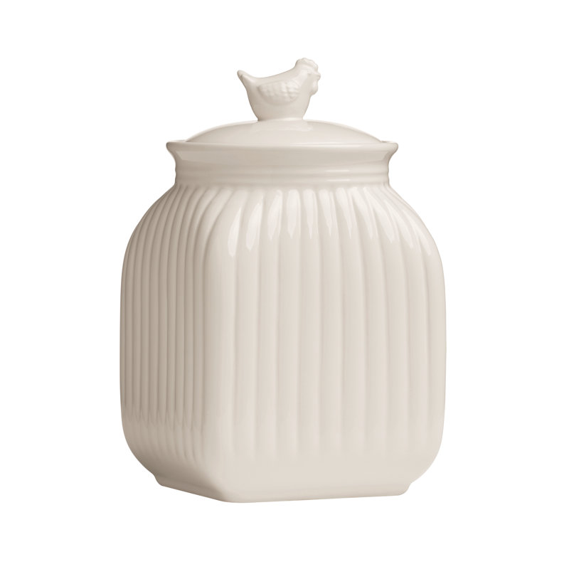 Ceramic / Porcelain Jar, 21 cm H x 13 cm W x 13 cm D
