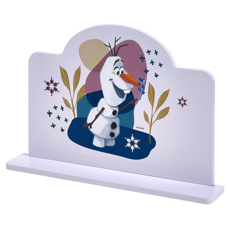 Disney Frozen Small Wall Shelf, Decorative Wall Mounted Kids' Shelf | Wooden Floating Shelves For Bedroom & Playroom