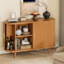 Buffet 47 "avec portes coulissantes, tablettes réglables et armoire de rangement pour la cuisine, la salle à manger-2015176100-2016593120