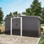 11 ft. W x 4 ft. D Metal Garage Shed