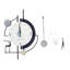 Horloge murale cerf