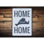 Enseigne en aluminium Home Sweet Home State-58289517