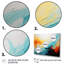 «Colorful Abstract Expression V», art abstrait à multiples panneaux muraux