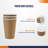 500 Pack 10 oz Paper Insulated Cups for Hot Drinks