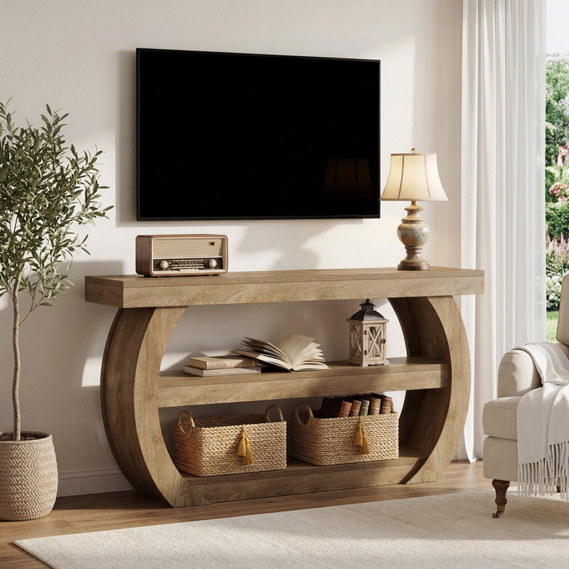 Farmhouse Tv Stand For 70-inch Tv, 63" Entertainment Centre With Storage, Modern Media Console Table For Living Room, Bedroom