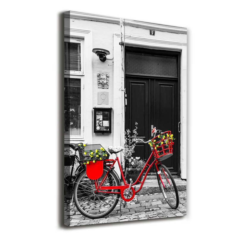 City Bike - Wrapped Canvas Print