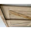Portes de grange doubles en bois d'aulne avec ensemble de quincaillerie coulissante en bois-102356059