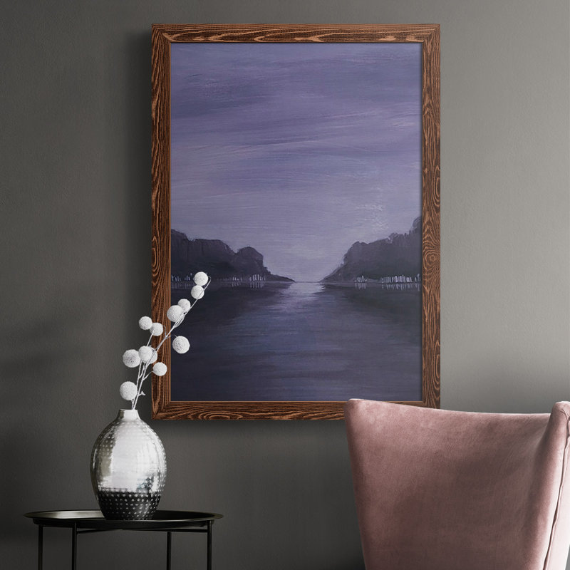 Améthyste clair de lune I, H 37,5 po x l 27,5 po x P 1 po, Érable