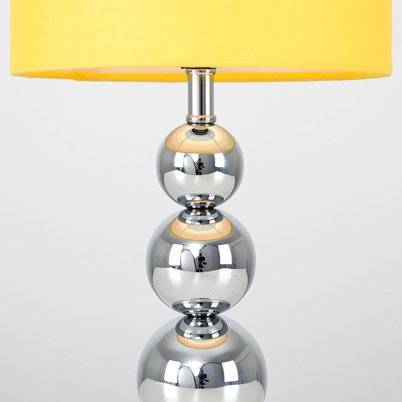 Ettinger Bedside Table Lamp, Mustard, LED Bulbs