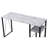 Rectangular Writing Desk With 2 Tier Shelf-1455760186