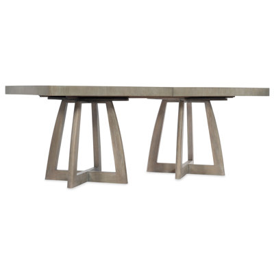 Table de salle à manger en bois d'hévéa massif Affinity