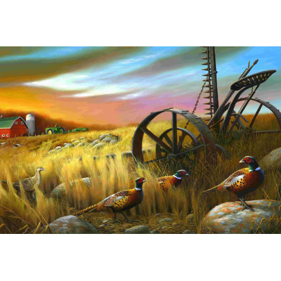 " Pheasants I " by Leo Stans