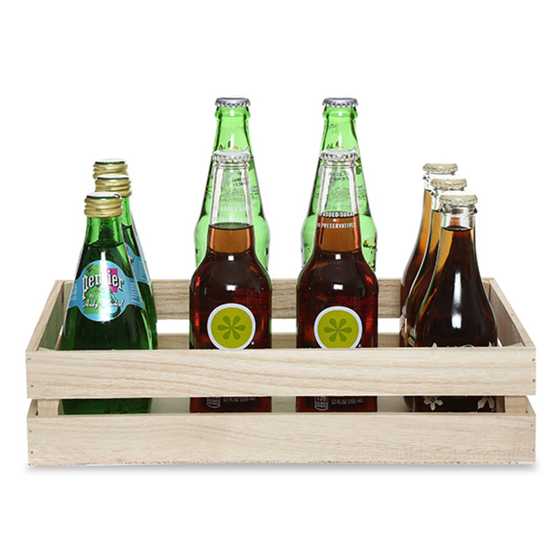 Breakwater Bay Decorative Bin, Natural Wood
