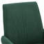 Chaise de bureau relevable à dossier moyen avec tissu rayé et conception ergonomique-1143135047