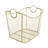 Metal Storage Basket with Ring Handles-841979034