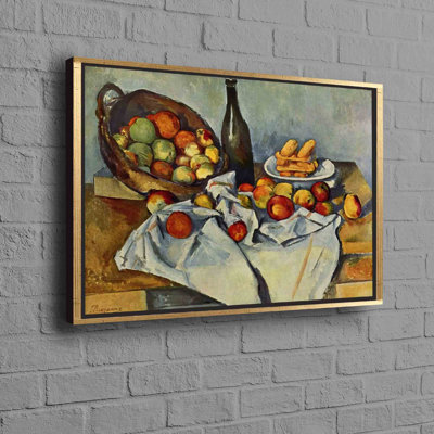 Paul Cezanne-Inspired Classic Kitchen Art Print on Cotton Canvas for Home and Interior Design Enhancement