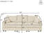 Ensemble de canapé confortable et fonctionnel avec compartiments de rangement et porte-gobelets, parfait pour une expérience de salon relaxante-534178849