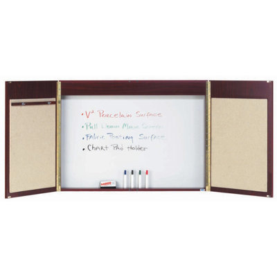 Conference Cabinet Enclosed Combination Whiteboard