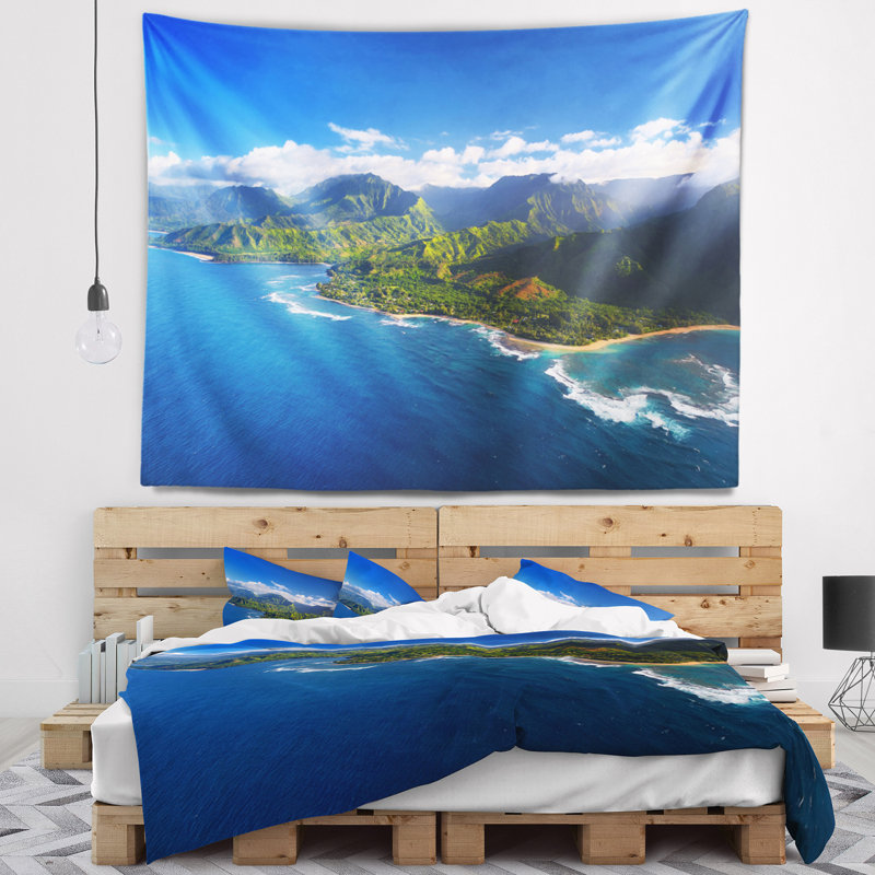 Tapisserie «Beach Na Pali Coast», H 32 po x l 39 po