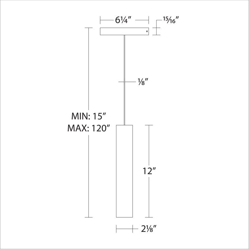 Silo 1 - Light LED Single Pendant, White/Gold, 2700