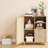 Rattan Accent Cabinet With Adjustable Shelves-961565636