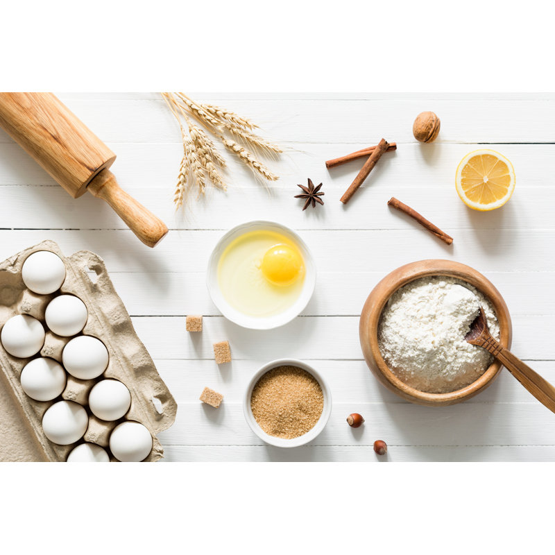 Bake Ingredients - Photographie sur toile tendue, L 12 po x H 8 po