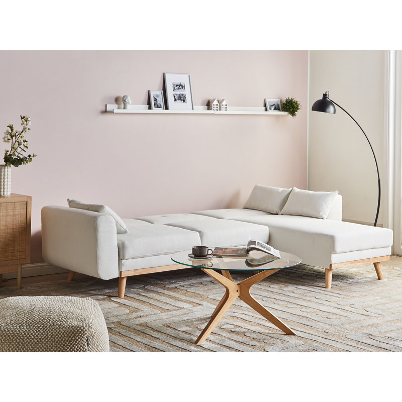 KAARINA 3 Seater Sofa Bed, White