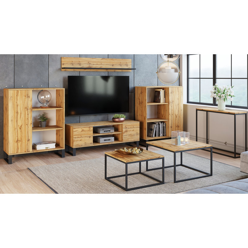 Hottenrott 1 - Door Rectangle Accent Cabinet, Gold Craft Oak