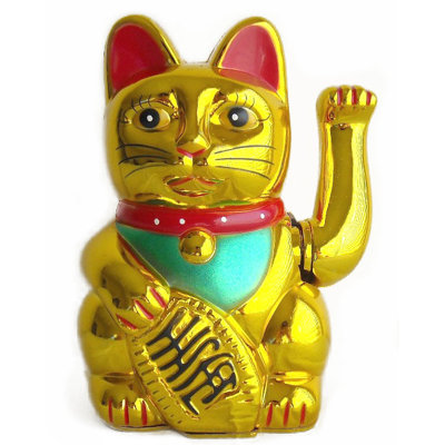 Figurine de chat Lucky