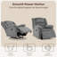 Connor 35 in. Upholstered Power Recliner Chair