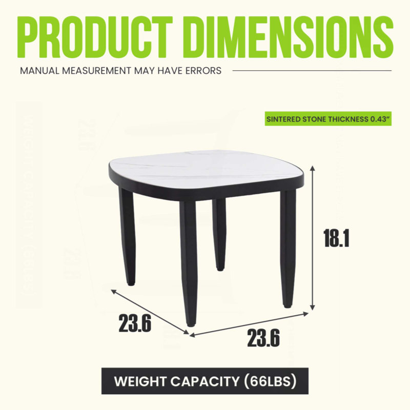Table d'appoint arquée Modern Modern Elegance