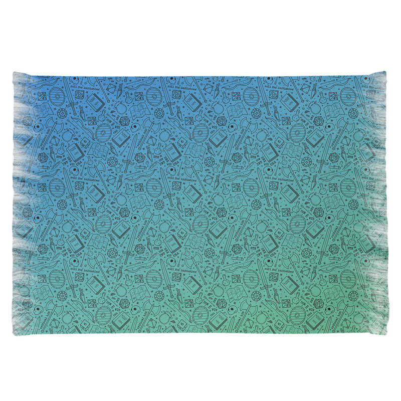 Tapis vert/bleu dégradé rpg Mcguigan, Non