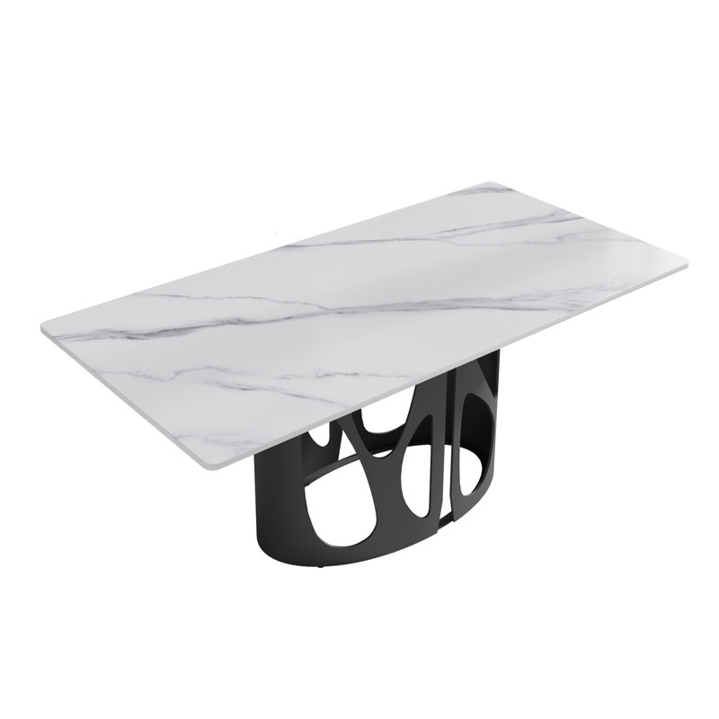 Pieds noirs en métal et fer (seulement les pieds de table)