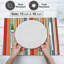 Placemats 100% coton 13 X 19 pouces, ensemble de 6 napperons de table de salle à manger, napperons