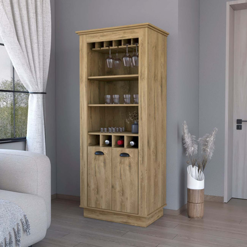 Armoire-bar Tyler Macadamia