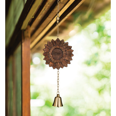 Cloche de jardin en fonte - tournesol
