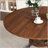 43" Extendable Round Dining Table with Storage Shelf