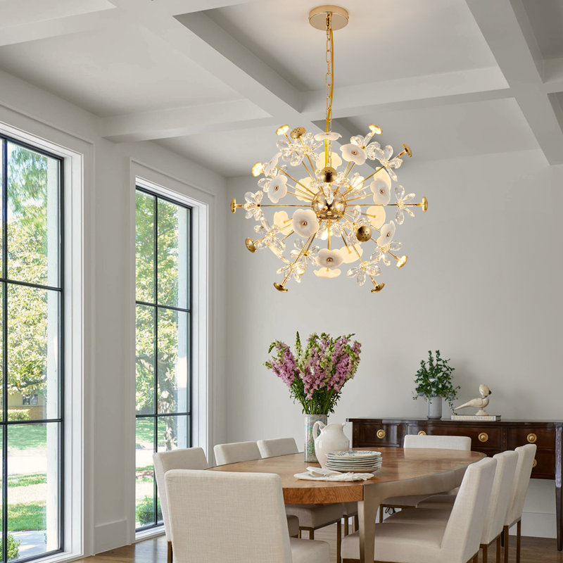 Ceramic Dandelion Chandelier