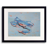 Blue Crab 1 Print by Phyllis Adams
