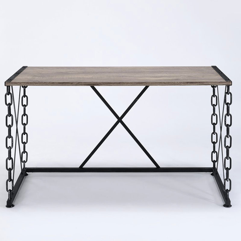 Console rustique et moderne au fini chêne noir élégant