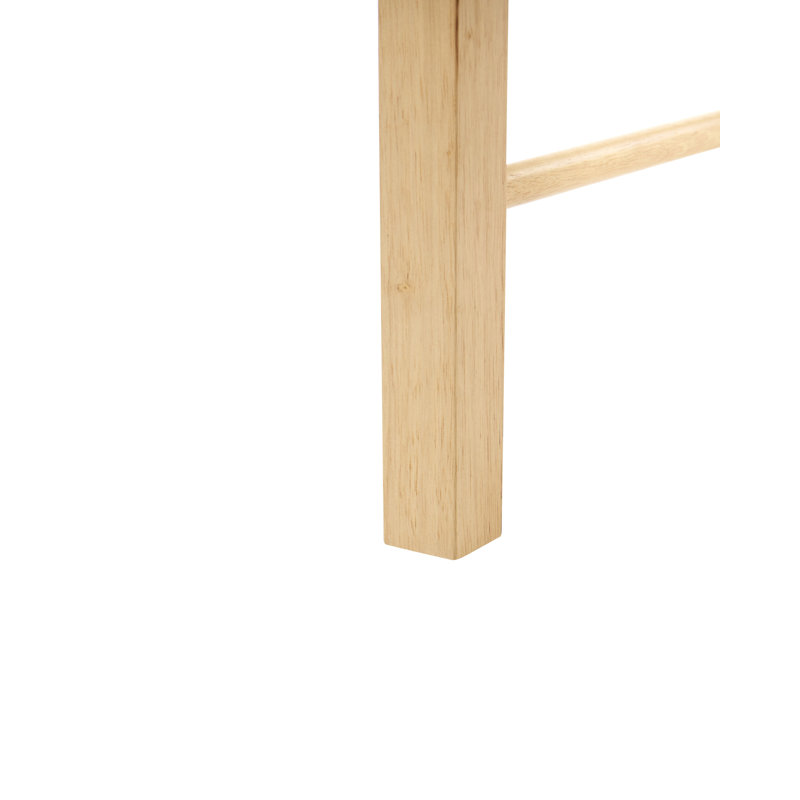 45cm H Solid Wood Side Chair, Beige