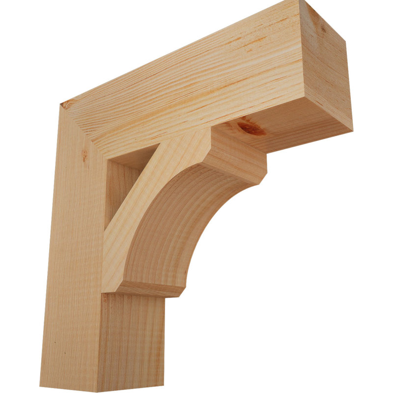 Support en bois rustique Legacy Block, Sapin de Douglas, Lisse, H 14 po x l 3,5 po x P 14 po