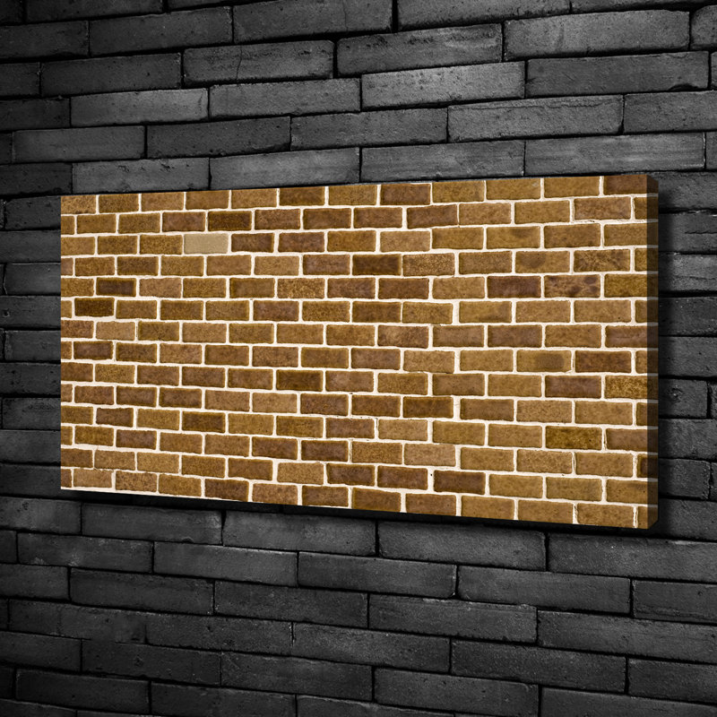 Brick Wall - Wrapped Canvas Print