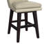 Tabouret de comptoir pivotant Lampert en poly étain espresso Lampert (2 par boîte)-169419132